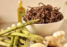 Load image into Gallery viewer, Carob pasta Rigatoni 300gr