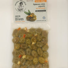 Load image into Gallery viewer, Stuffed Green Olives with Orange 250gr