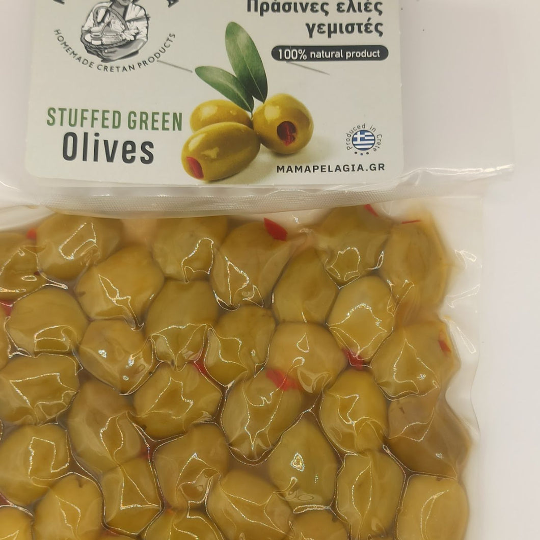 Stuffed Green Olives with Peppers 400gr